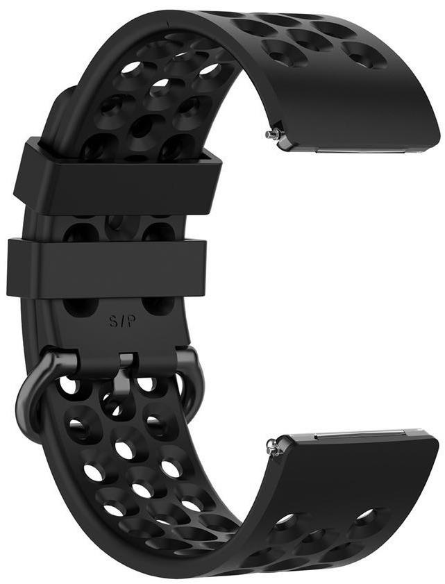 BStrap Silicone pro Fitbit Versa / Versa 2 black, velikost L Pole