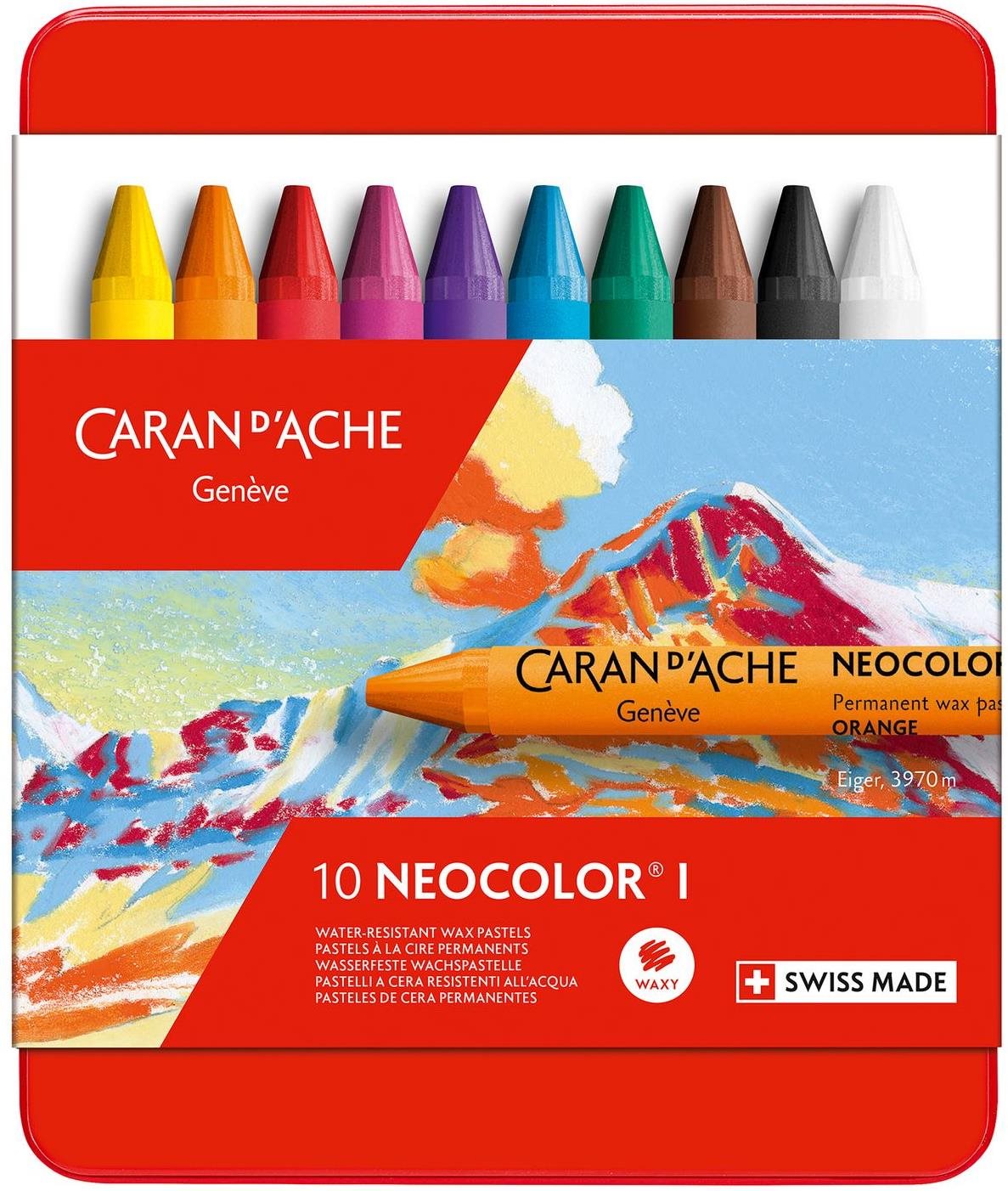 CARAN D'ACHE Neocolor I pastelky v 40 barvách