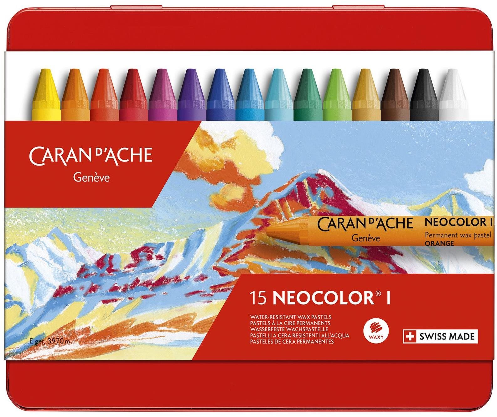 CARAN D'ACHE Neocolor I pastelky v 40 barvách