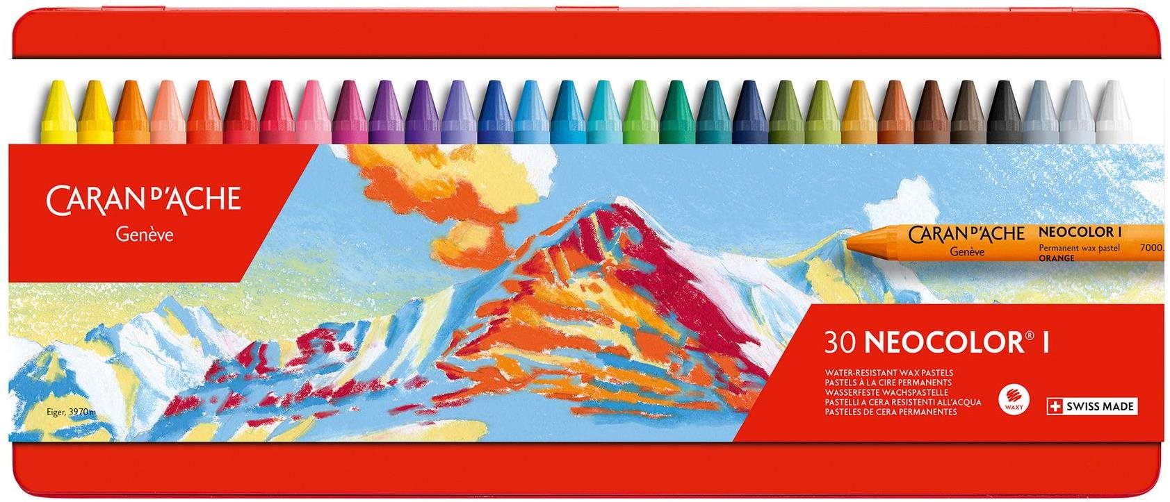 CARAN D'ACHE Neocolor I pastelky v 40 barvách