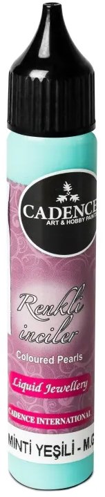 Cadence Tekuté perly 25 ml světle tyrkysové