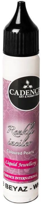 Cadence Tekuté perly 25 ml bílé