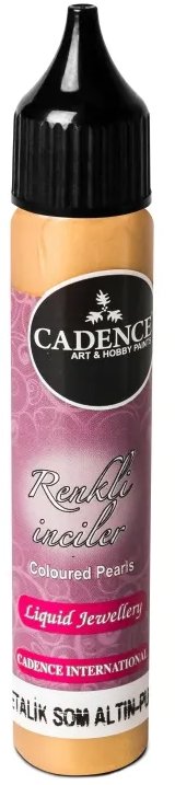 Cadence Metalické tekuté perly 25 ml zlaté