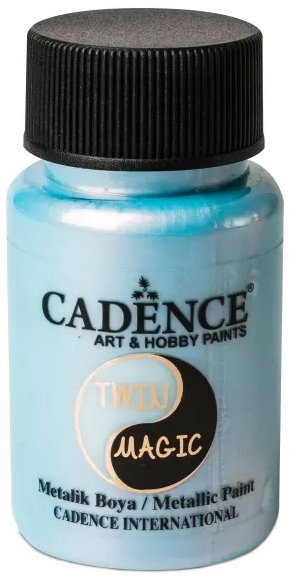 Cadence Měnící metalická barva Twin Magic 50 ml, modrá/červená