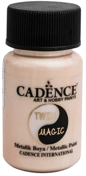 Cadence Měnící metalická barva Twin Magic 50 ml, zelená/broskvová