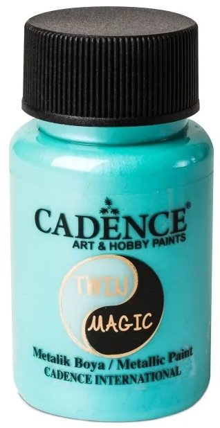 Cadence Měnící metalická barva Twin Magic 50 ml, modrá/zelená