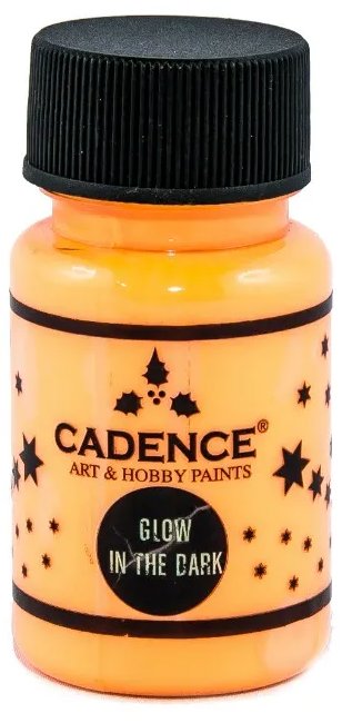 Cadence Barva svítící ve tmě 50 ml, oranžová
