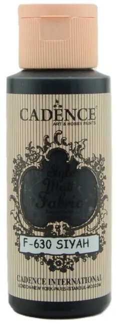 Cadence Barva na textil 59 ml, černá
