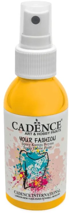 Barva na textil Cadence, 100 ml, žlutá