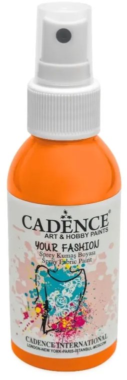 Barva na textil ve spreji Cadence oranžová, 100 ml