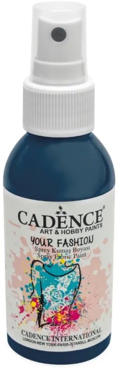 Cadence Barva na textil ve spreji 100 ml, petrolejová modrá