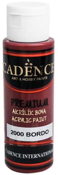Cadence Premium 70 ml Vínová - vysoce kvalitní akrylová barva
