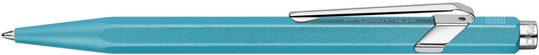 Caran d'Ache 849 Colormat-X, tyrkysové - psací pero s širokou paletou barev