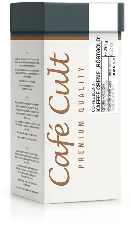Café Cult Zrnková káva Blend Creme ROSTGOLD 250 g