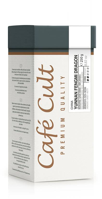 Café Cult Zrnková káva Čína ,,Yunnan Fengmi Dragon“ 250 g