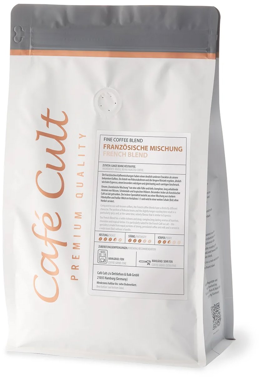Café Cult Zrnková káva French Blend Francouzská směs 1 kg