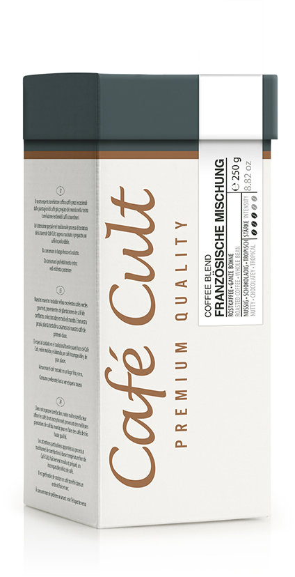 Café Cult Zrnková káva French blend Francouzská směs 250 g