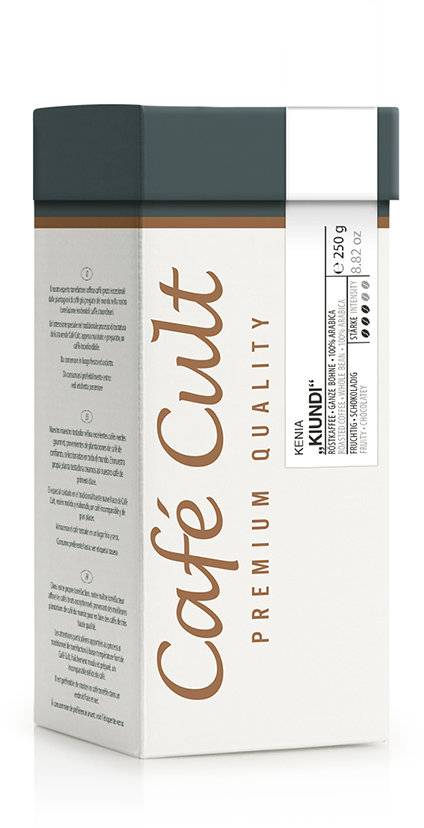 Café Cult Zrnková káva Keňa „Kiundi“ 250 g