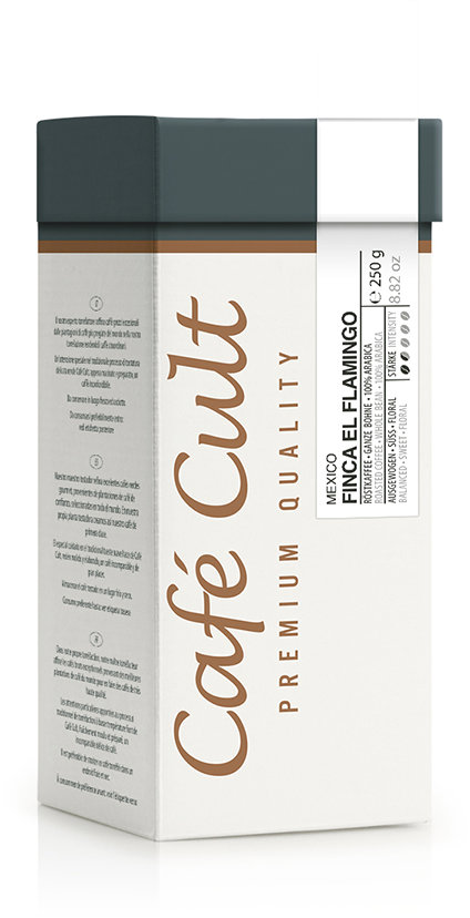Café Cult Zrnková káva Mexico „Finca El Flamingo“ Bio 250 g