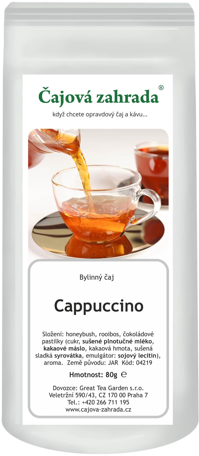 Čajová zahrada Honeybush Cappuccino 80 g