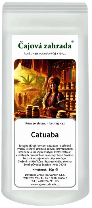 Čajová zahrada Catuaba - bylina 80 g
