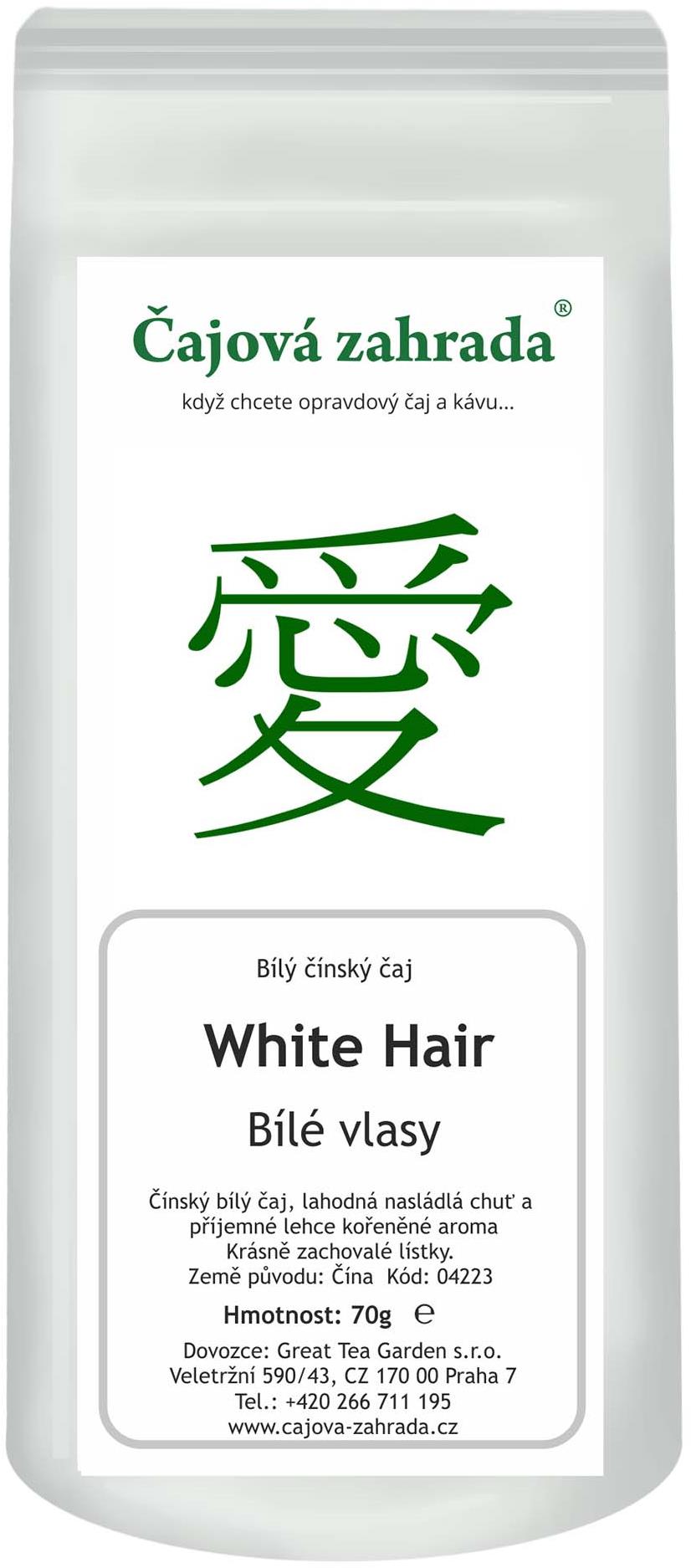 Čajová zahrada China White Hair 70 g