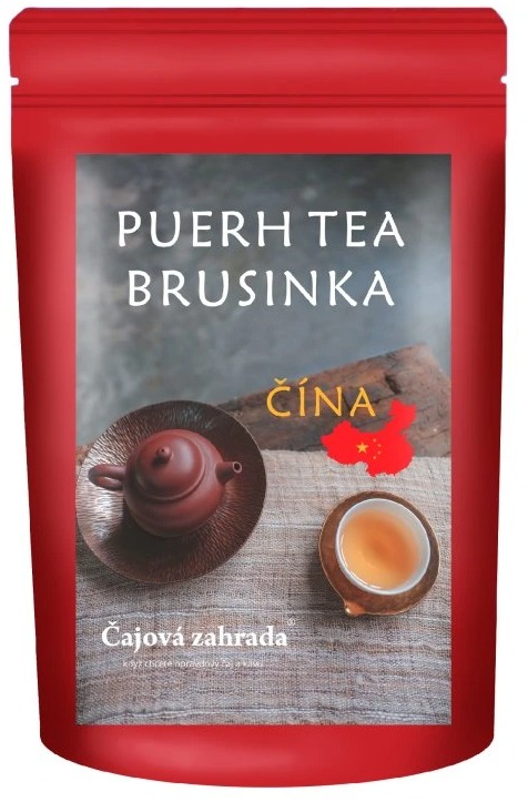 Čajová zahrada Puerh Tea Brusinka 90 g