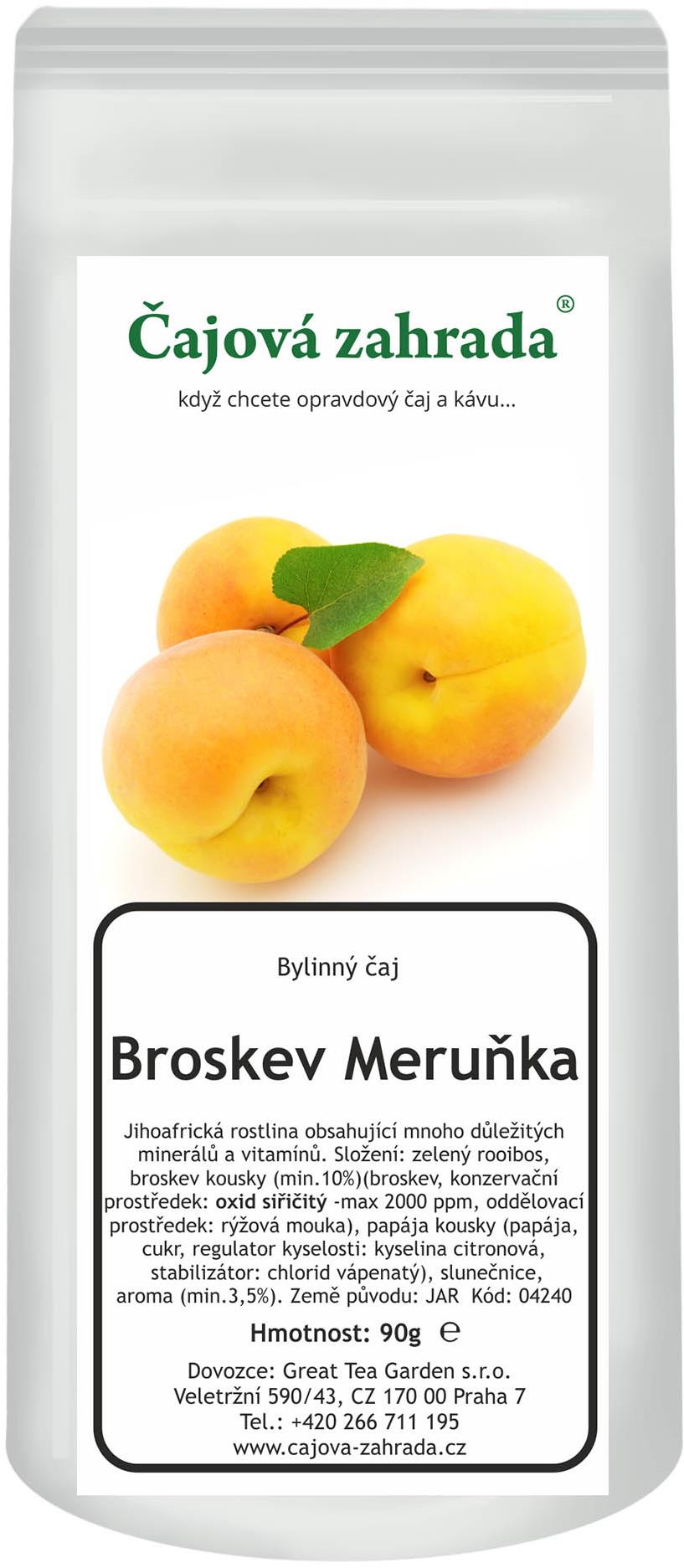 Čajová zahrada Rooibos Broskev & Meruňka 90 g