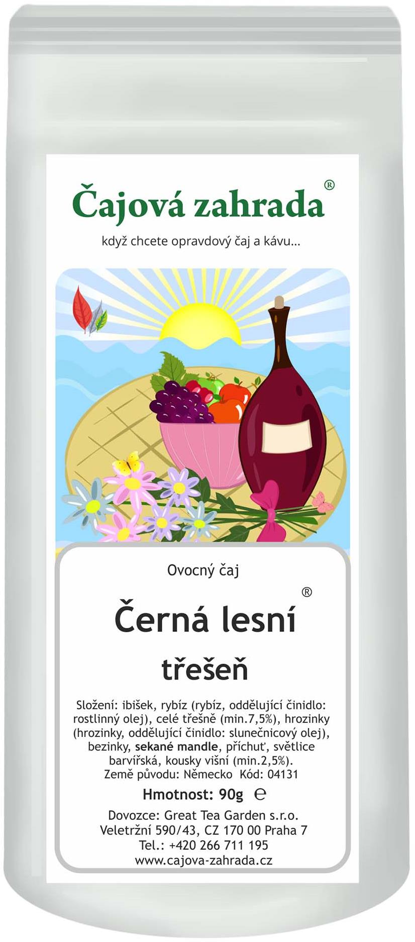 Čajová zahrada - Černá lesní třešeň ® - ovocný čaj, 90 g