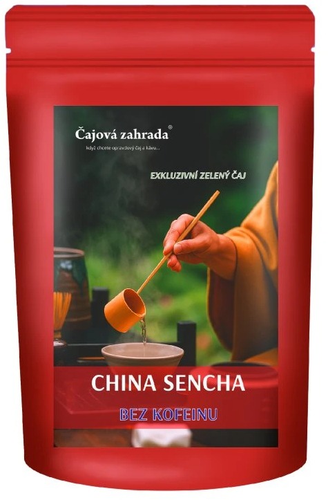 Čajová zahrada - China Sencha - zelený čaj bez kofeinu, 60 g
