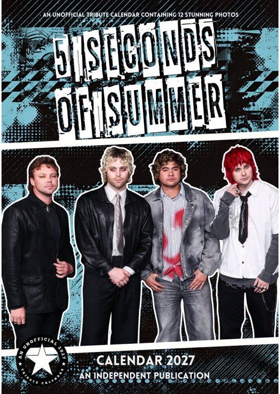 5 Seconds of Summer - Nástěnný kalendář 2027