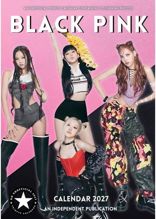 Black Pink - Nástěnný kalendář 2027