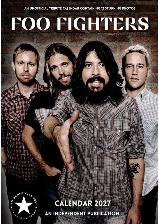 Foo Fighters - Nástěnný kalendář 2027