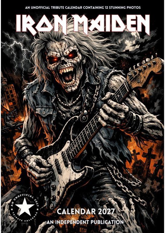 Iron Maiden - Nástěnný kalendář 2027