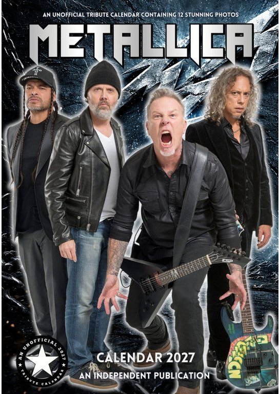 Metallica - Nástěnný kalendář 2027
