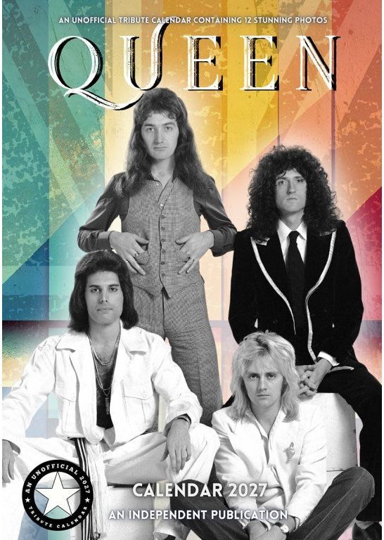Queen - Nástěnný kalendář 2027