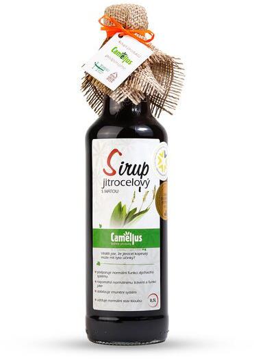 Camellus Sirup Klasik Jitrocelový s mátou, 0,5 l
