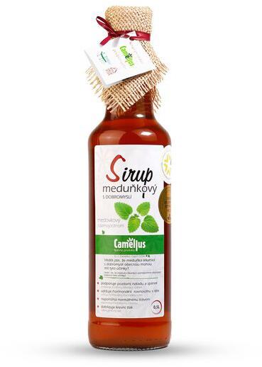 Camellus Sirup Klasik Meduňkový s dobromyslí, 0,5 l