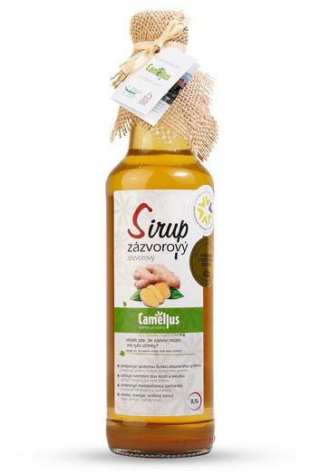 Camellus Sirup Klasik Zázvorový, 0,5 l