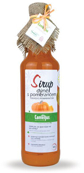 Camellus Sirup Klasik Dýňový s pomerančem, 0,5 l