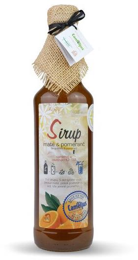 Camellus Sirup Klasik Maté a pomeranč, 0,5 l