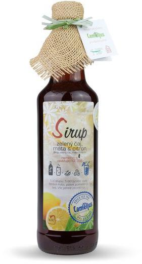 Camellus Sirup Klasik Zelený čaj, máta a citron, 0,5 l