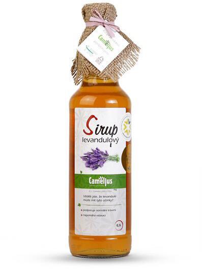 Camellus Sirup Klasik Levandulový, 0,5 l