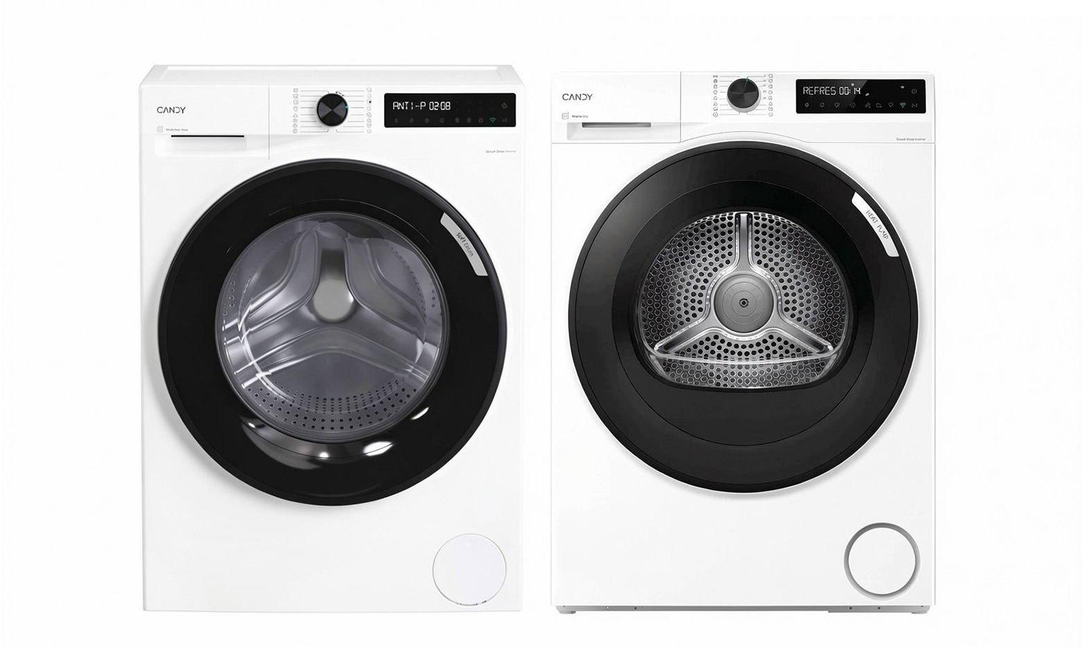 CANDY BR 47SBL8-S Slim ProWash 500 + CANDY BRS 7N3BX-S Slim ProDry 500