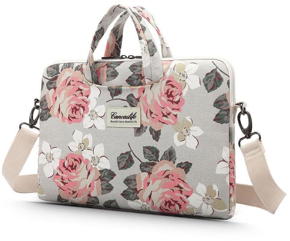 Canvaslife Briefcase taška na notebook 15-16, white rose