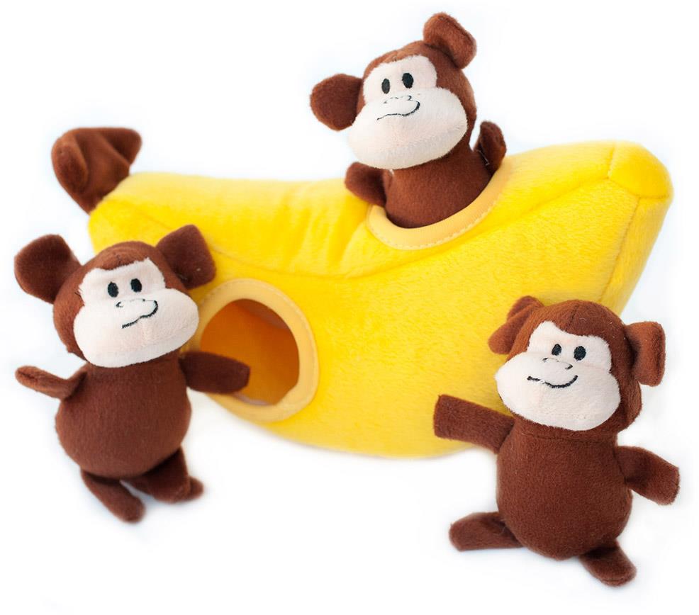 ZippyPaws Burrow Opice v banánu