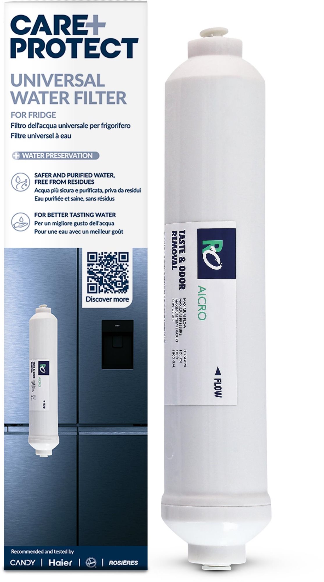 CARE + PROTECT Univerzální vodní filtr pro chladničky