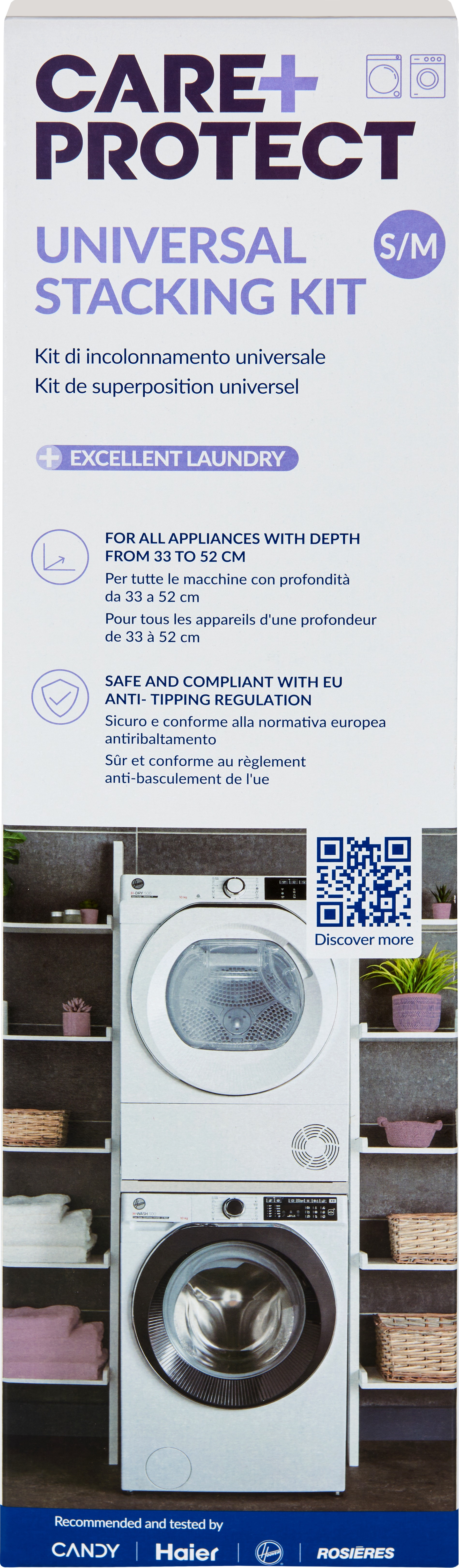 CARE + PROTECT Modulární mezikus pro slim / ultraslim pračky a sušičky
