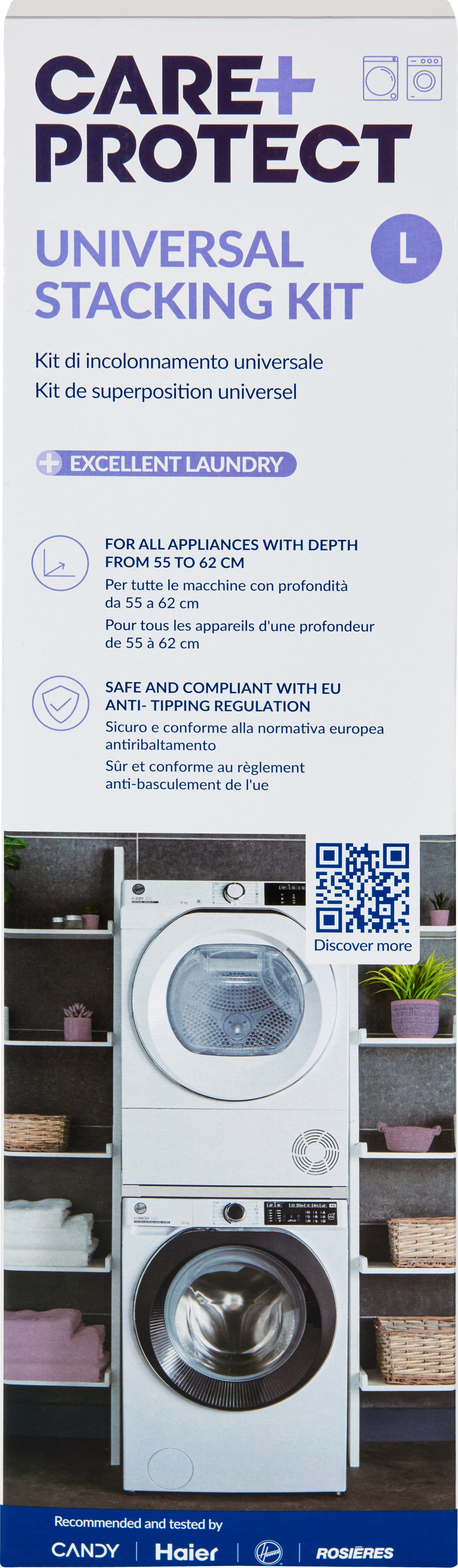 CARE + PROTECT Modulární mezikus pro standardní pračky a sušičky