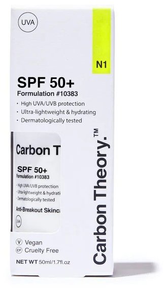 Carbon Theory SPF 50+, krém na opalování 50 ml